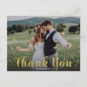 Sparklers Danke Hochzeit Postkarte