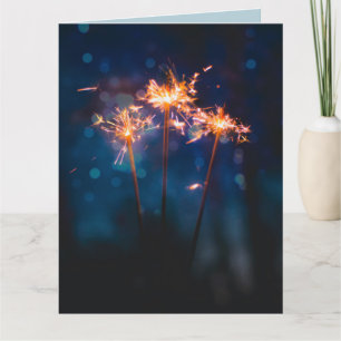 SPARKLERS HÜBSCHE GLÜCKLICHE GEBURTSKARTEN KARTE