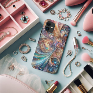 Sparkling Abstrakt Art Nouveau Case-Mate iPhone Hülle