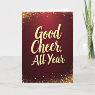 Sparkling All Year Cheer Karte