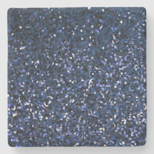 Sparkling Blue Glittery Ombre Aquamarines Geschenk Steinuntersetzer