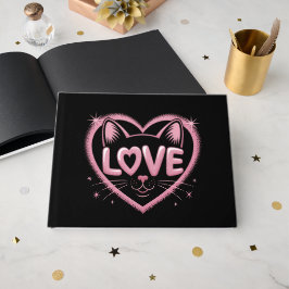 Sparkling Cat Love Gästebuch