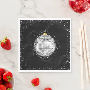 Sparkling Christmas Bauble Serviette