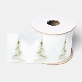 Sparkling Christmas Tree elegant ribbon  Ripsband