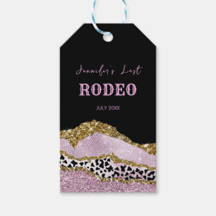 Sparkling Disco Cowgirl Bachelorette, vergoldeter  Geschenkanhänger