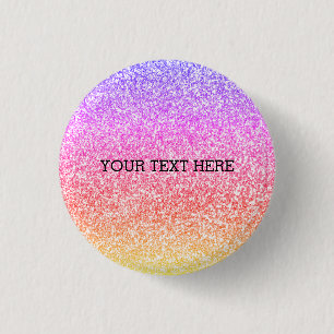 Sparkling elegant gurt Regenbogen bunt niedlich Button