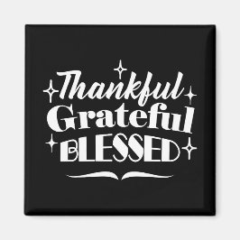 Sparkling Erntedank Quote Holiday Design Magnet