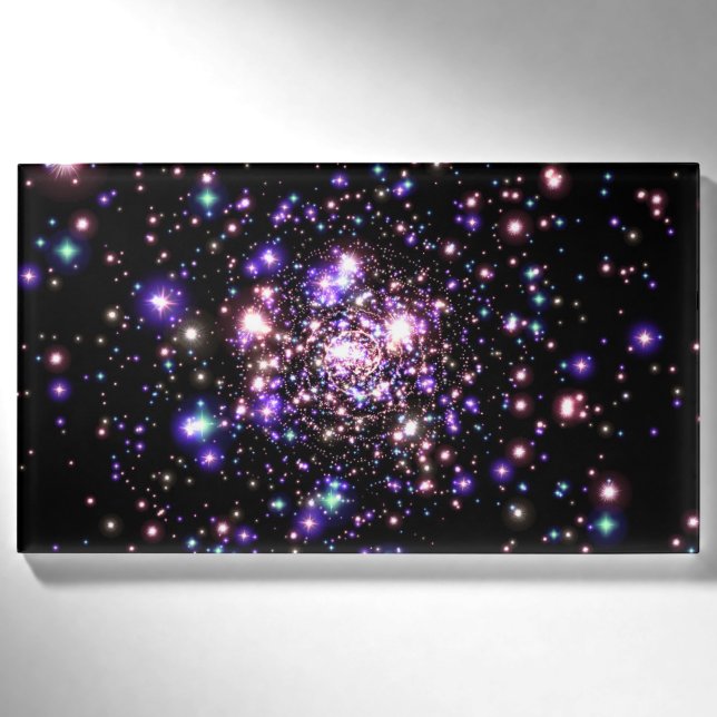 Sparkling-Galaxie Namenschild (Vorderseite)