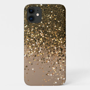 Sparkling Gold Brown Glitzer Glam #1 (Imitats Glit Case-Mate iPhone Hülle