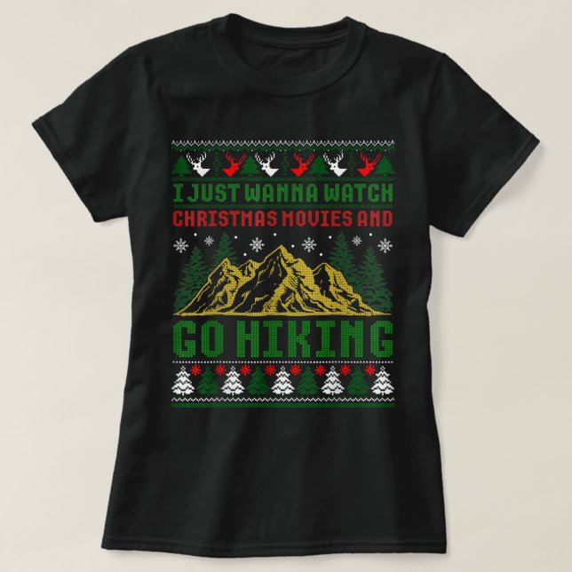 Sparkling Goodness Funny Ugly Christmas Sweater T-Shirt (Design vorne)
