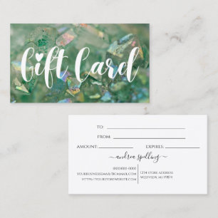 Sparkling Green Crystal Store Gift Cards Visitenkarte