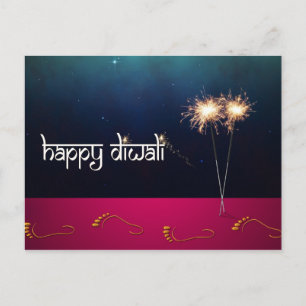 Sparkling Happy Diwali - Carte postale