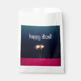 Sparkling Happy Diwali - Gefallen-Tasche Geschenktütchen