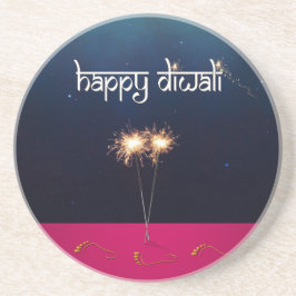 Sparkling Happy Diwali - Sandstone Untersetzer