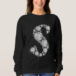 Sparkling S Letter Long Sleeve Shirt