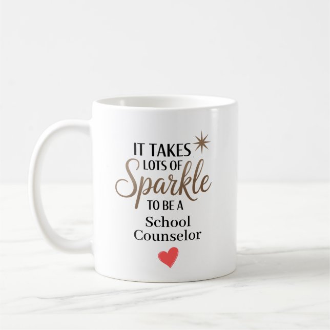 Sparkling Schulberater Personalisiert Kaffeetasse (Links)