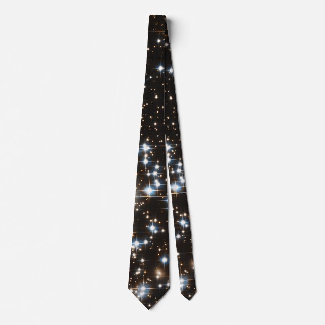 Sparkling Starry Astronomie Science Lover Sky Krawatte (Vorderseite)