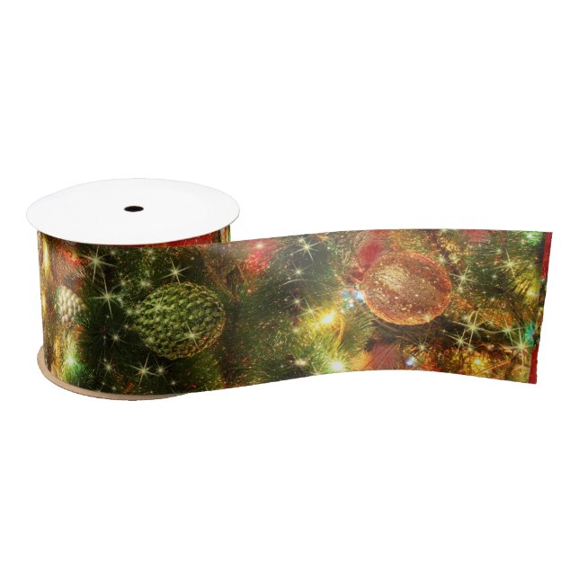 Sparkling Weihnachtsbaum Ribbon Satinband (Spule)