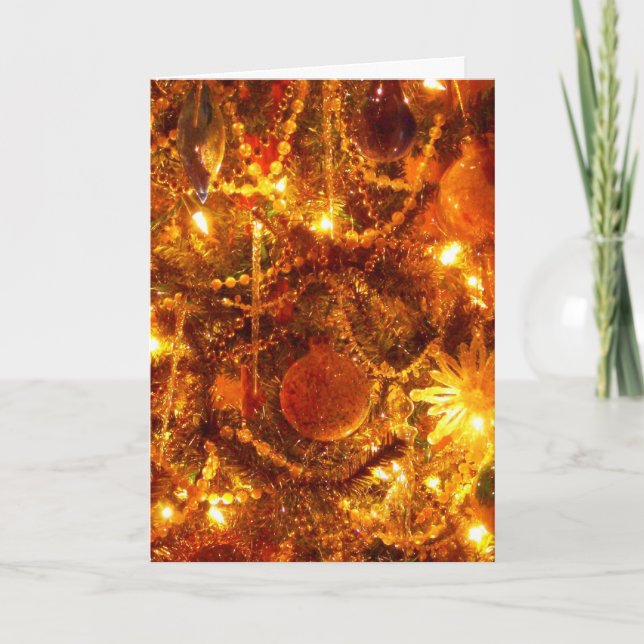 Sparkling Weihnachtskarte Feiertagskarte (Vorderseite)