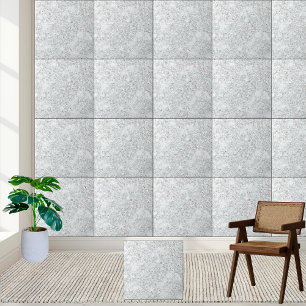 Sparkling White Terrazzo Keramik Tile Fliese