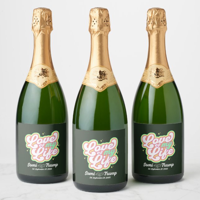 Sparkling Wine Bottle Labels (Flaschen)
