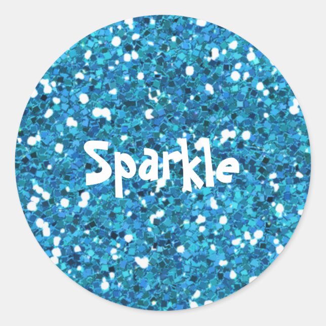 Sparklopfen Runder Aufkleber (Vorderseite)
