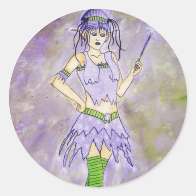 Sparklopfen Runder Aufkleber (Vorderseite)