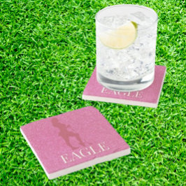 Sparkly Golf Coasters Steinuntersetzer