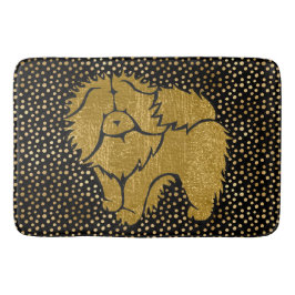SPARKLY THANG Chow faux metallic crate/bath mat  Badematte