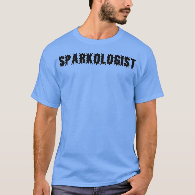 Sparkologin Funny Electrician Premium T-Shirt (Vorderseite)