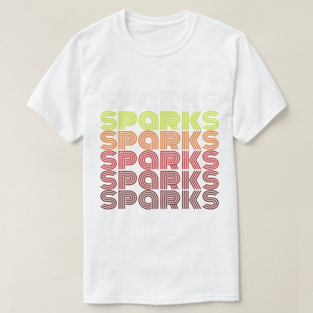 Sparks-Band Vintag T-Shirt (Design vorne)