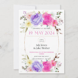 Sparks Fly Soiree Mariage Invitation En Ligne