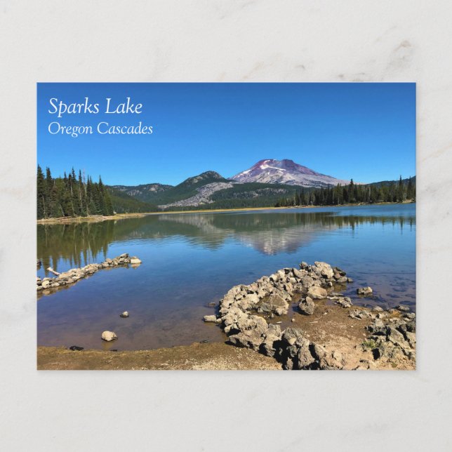 Sparks Lake, Bend, Oregon Postkarte (Vorderseite)