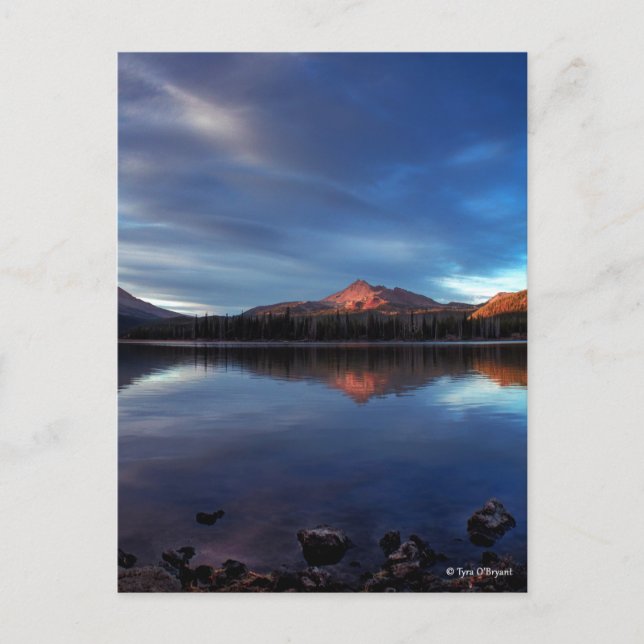 Sparks Lake Oregon Postkarte (Vorderseite)