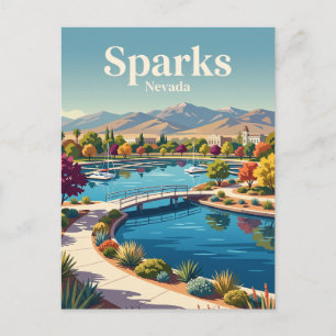 Sparks, Nevada Postkarte