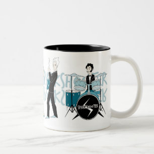 Sparkshooter Kaffee-Tasse - das Band Zweifarbige Tasse