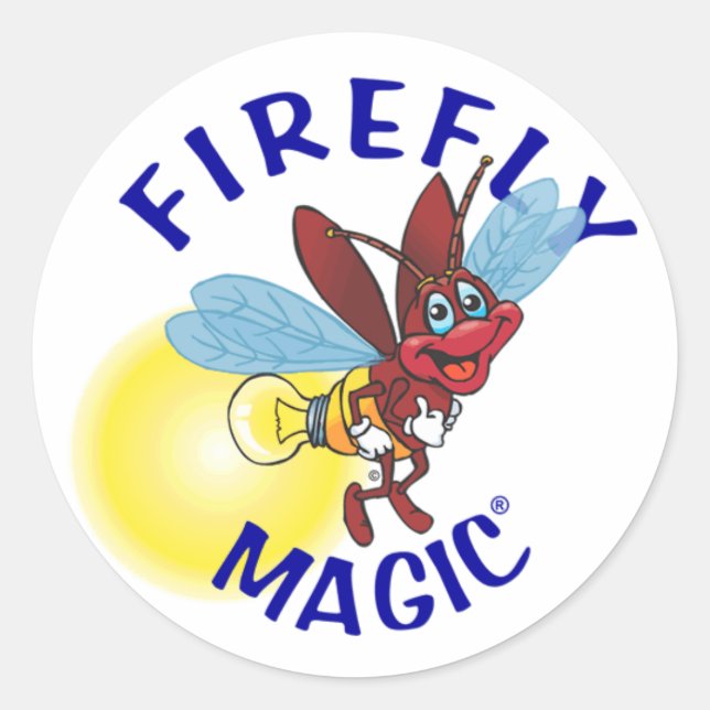 Sparky die Firefly-Aufkleber Runder Aufkleber (Vorderseite)