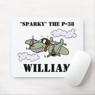 Sparky die P-38 Mousepad