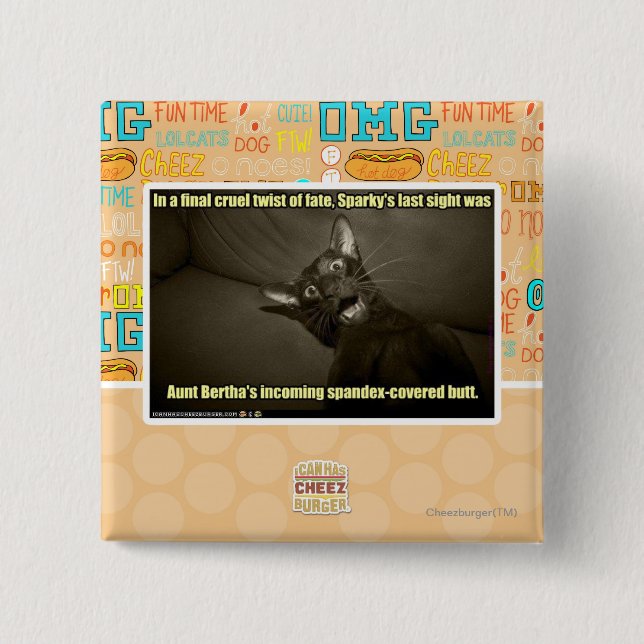 Sparkys letzter Anblick Button (Vorderseite)