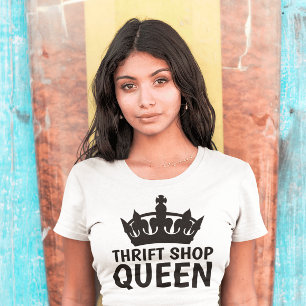 Sparladen-Königin, Lustige Damen T-Shirts