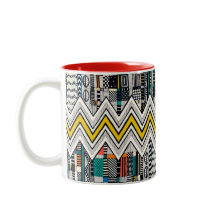 SPARRE-Gelbe Zwei-Tone-Tasse