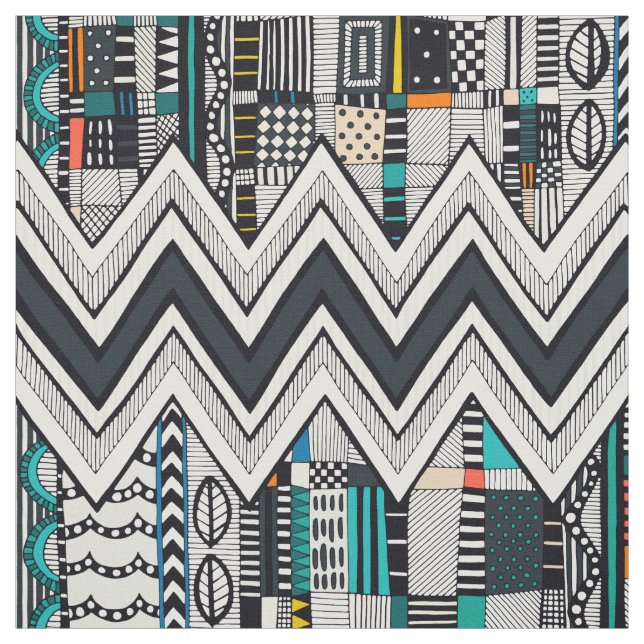 SPARRE-Graphit Stoff (Muster)