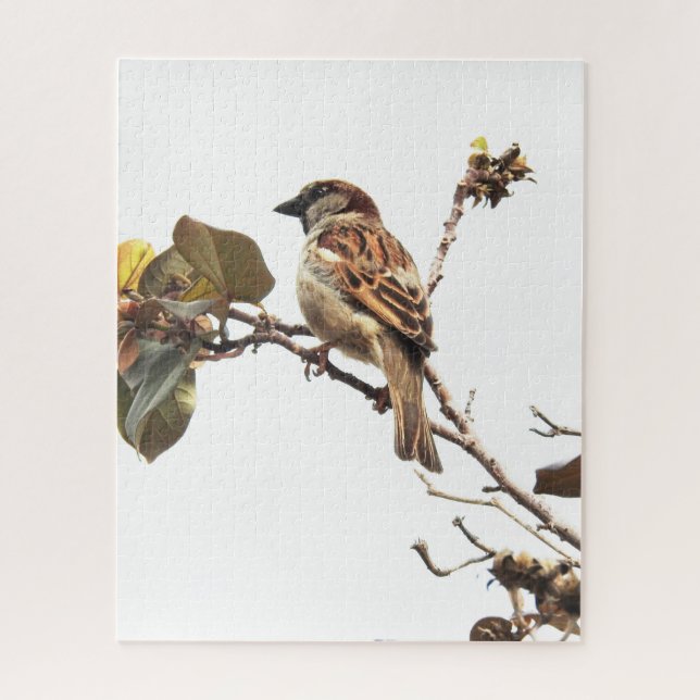 Sparrow auf Branch-Puzzle (Vertikal)