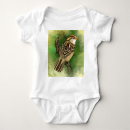 Sparrow Baby Bodysuit Beautiful Liuttle Bird Strampler
