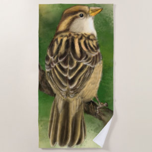 Sparrow Beach Handtuch - Little Bird