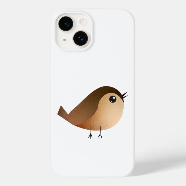 Sparrow Bird-Cartoon Case-Mate iPhone 14 Hülle (Rückseite)