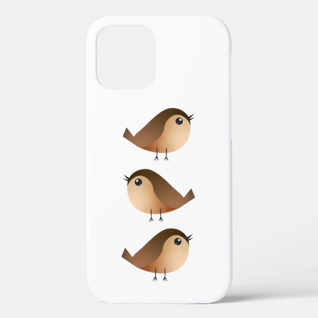 Sparrow Bird-Cartoon Case-Mate iPhone Hülle (Rückseite)