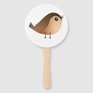 Sparrow Bird-Cartoon Fächer