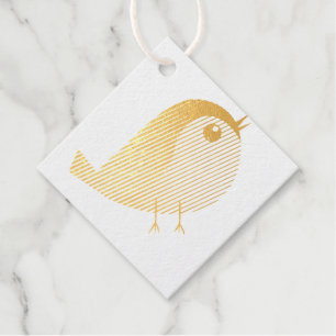 Sparrow Bird-Cartoon Geschenkanhänger
