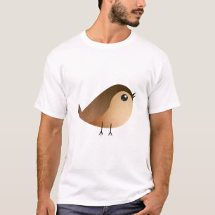 Sparrow Bird-Cartoon T-Shirt